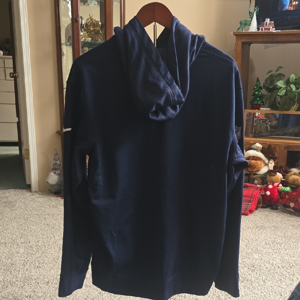 Nike Navy Blue Chargers Thera Fit Hoodie - Picture 3 of 7